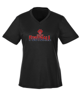 Kea'au HS Football Splatter - Womens Performance Shirt