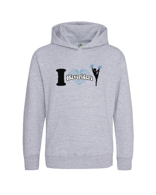 Kealakehe I Heart Cheer - Cotton Hoodie