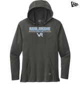 Kealakehe HS Wrestling Keen - New Era Tri Blend Hoodie