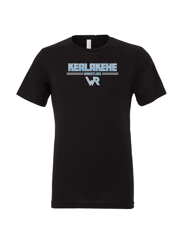 Kealakehe HS Wrestling Keen - Mens Tri Blend Shirt