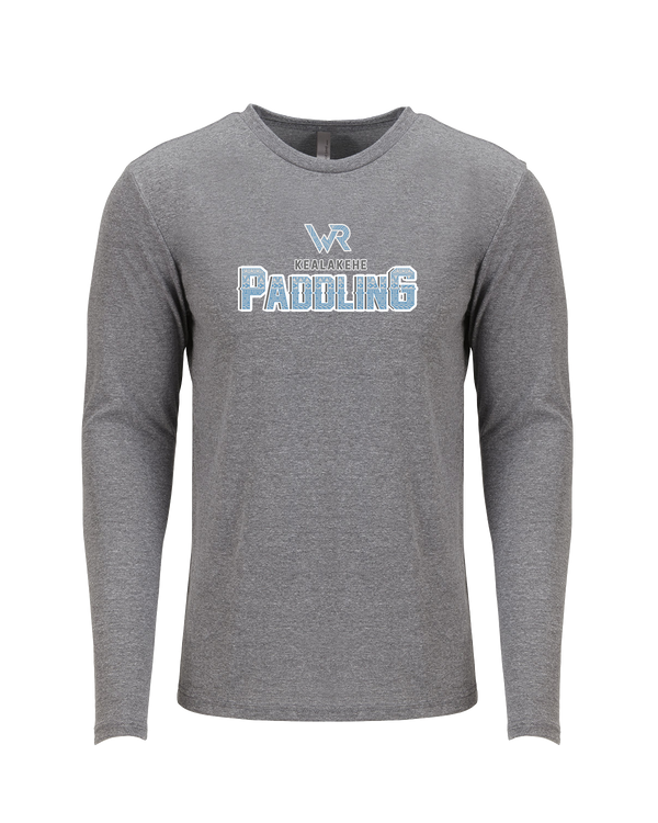Kealakehe HS Outrigger Waveriders - Tri Blend Long Sleeve