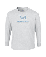 Kealakehe HS Wrestling Split - Mens Basic Cotton Long Sleeve