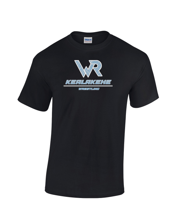 Kealakehe HS Wrestling Split - Cotton T-Shirt