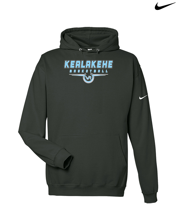 Kealakehe HS Boys Basketball Design - Nike Club Fleece Hoodie