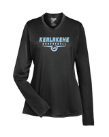 Kealakehe HS Boys Basketball Design - Womens Performance Longsleeve