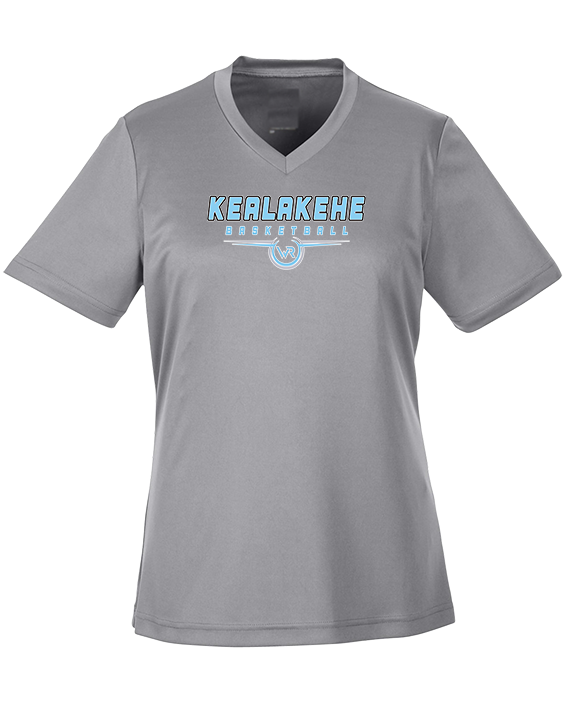 Kealakehe HS Boys Basketball Design - Womens Performance Shirt