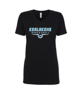 Kealakehe HS Boys Basketball Design - Womens Vneck
