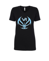 Kealakehe HS Boys Basketball Full Ball - Womens Vneck