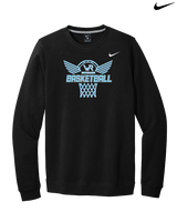 Kealakehe HS Boys Basketball Nothing But Net - Mens Nike Crewneck