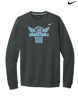 Kealakehe HS Boys Basketball Nothing But Net - Mens Nike Crewneck