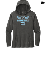Kealakehe HS Boys Basketball Nothing But Net - New Era Tri-Blend Hoodie