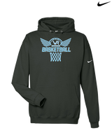 Kealakehe HS Boys Basketball Nothing But Net - Nike Club Fleece Hoodie