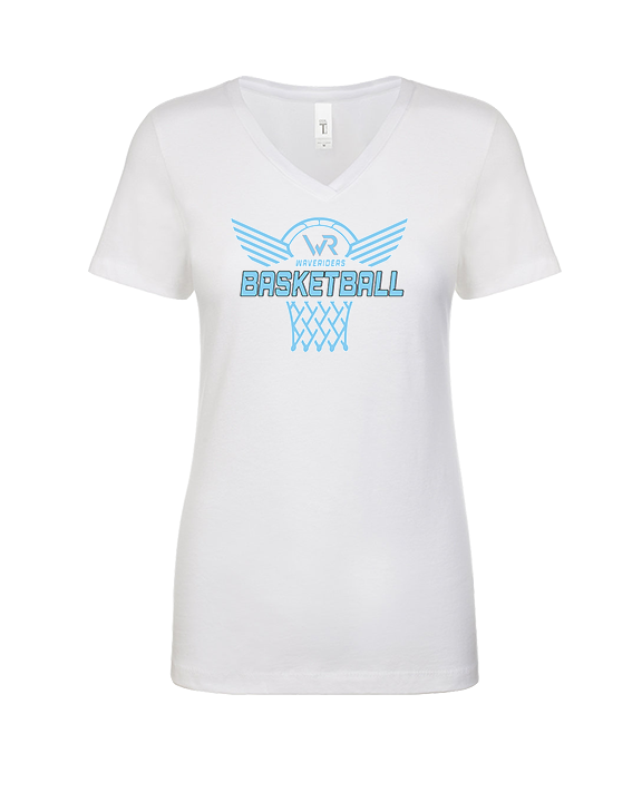 Kealakehe HS Boys Basketball Nothing But Net - Womens Vneck