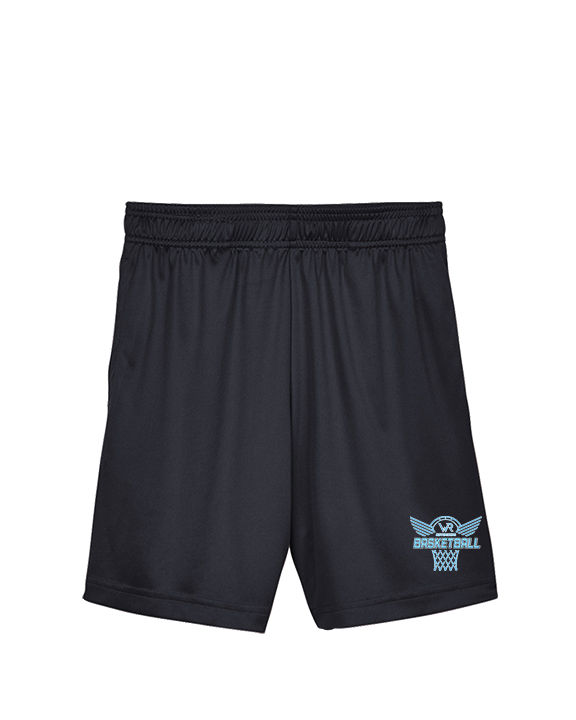 Kealakehe HS Boys Basketball Nothing But Net - Youth Training Shorts