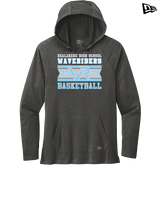Kealakehe HS Boys Basketball Stamp - New Era Tri-Blend Hoodie
