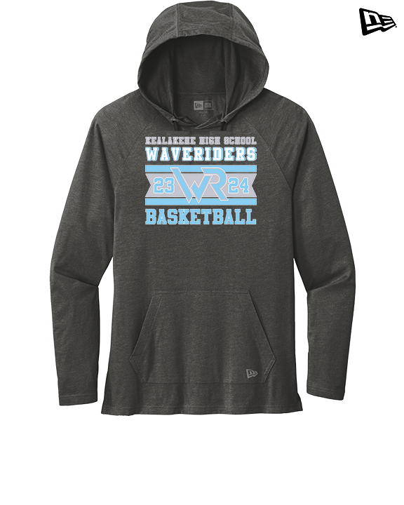 Kealakehe HS Boys Basketball Stamp - New Era Tri-Blend Hoodie