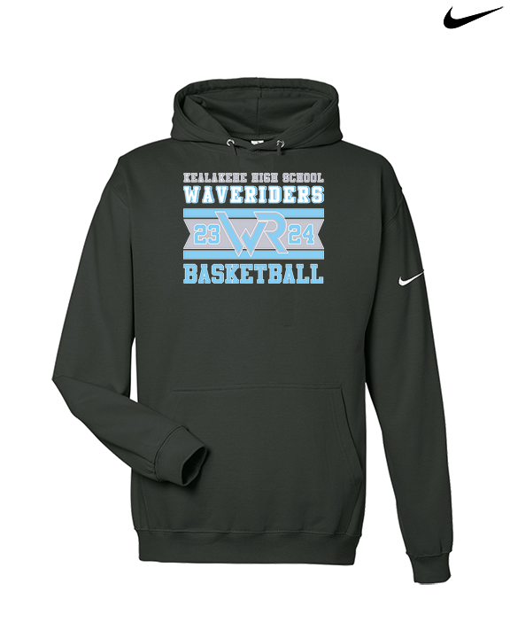 Kealakehe HS Boys Basketball Stamp - Nike Club Fleece Hoodie