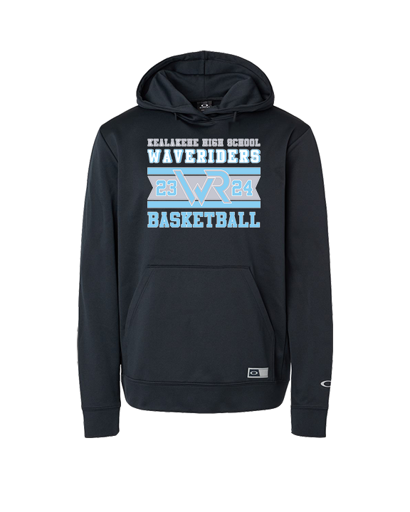 Kealakehe HS Boys Basketball Stamp - Oakley Performance Hoodie