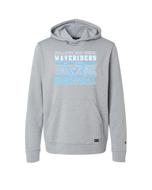 Kealakehe HS Boys Basketball Stamp - Oakley Performance Hoodie