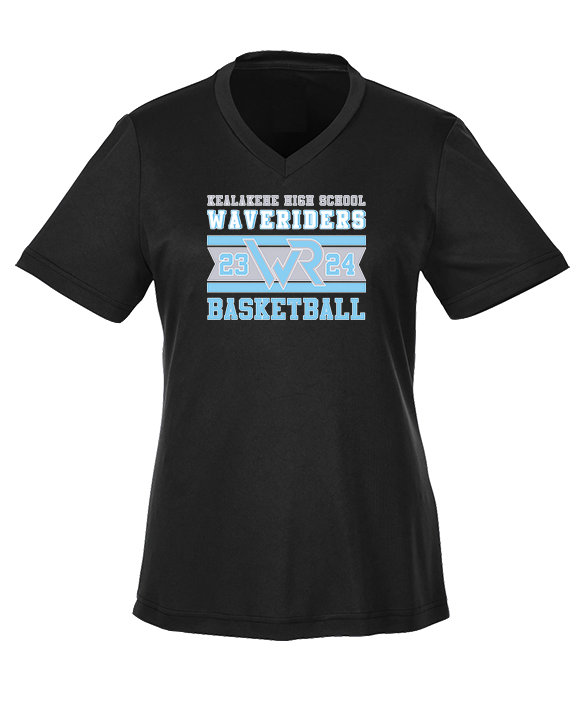 Kealakehe HS Boys Basketball Stamp - Womens Performance Shirt