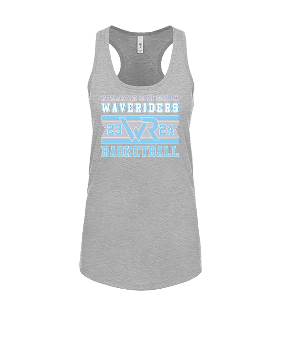 Kealakehe HS Boys Basketball Stamp - Womens Tank Top