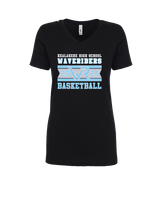 Kealakehe HS Boys Basketball Stamp - Womens Vneck