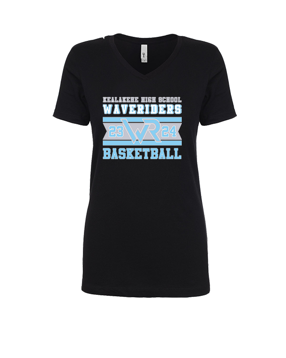 Kealakehe HS Boys Basketball Stamp - Womens Vneck