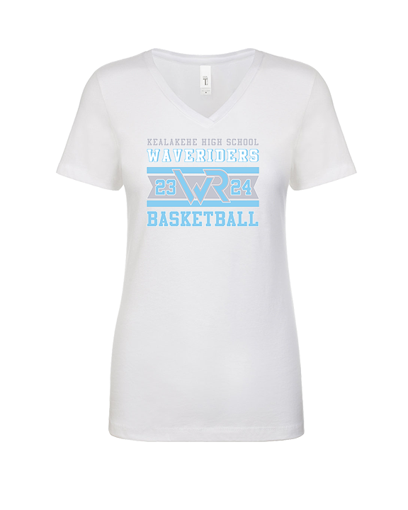 Kealakehe HS Boys Basketball Stamp - Womens Vneck