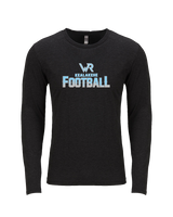 Kealakehe HS Football Splatter - Tri - Blend Long Sleeve