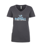 Kealakehe HS Football Splatter - Womens Vneck