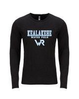 Kealakehe HS Water Polo Block 3 - Tri-Blend Long Sleeve