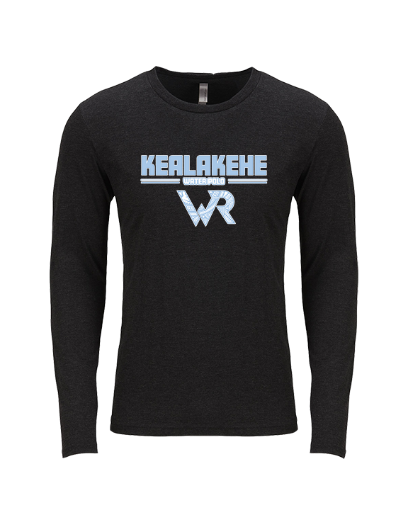 Kealakehe HS Water Polo Keen 2 - Tri-Blend Long Sleeve