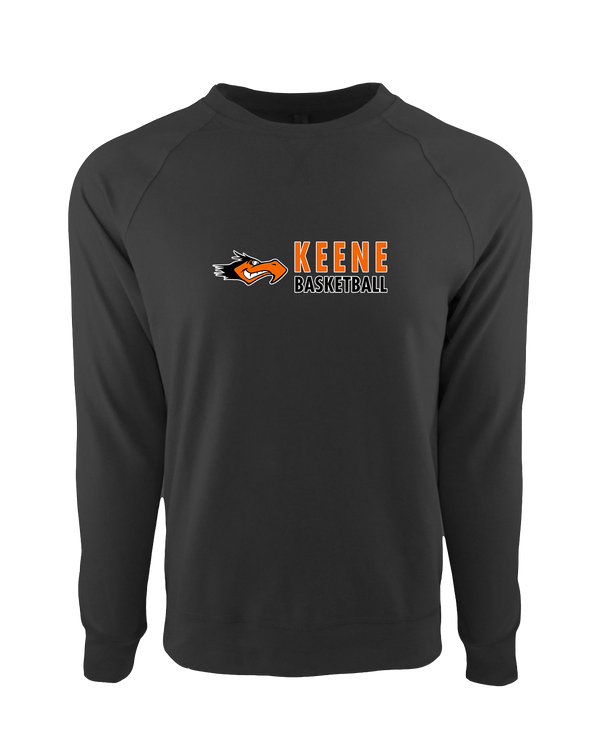Keene HS Girls Basketball Basic - Crewneck Sweatshirt
