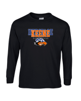 Keene HS Girls Basketball Block - Mens Cotton Long Sleeve