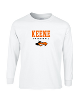 Keene HS Girls Basketball Block - Mens Cotton Long Sleeve