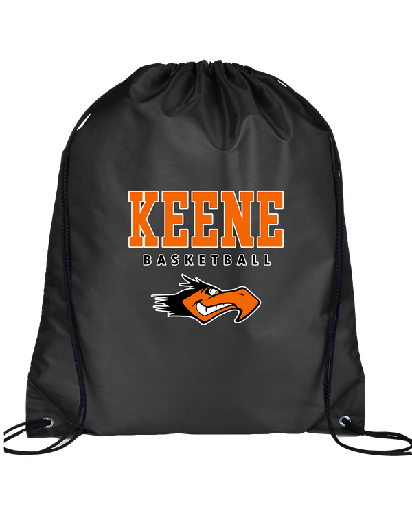 Keene HS Girls Basketball Block - Drawstring Bag