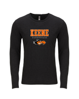 Keene HS Girls Basketball Block - Tri Blend Long Sleeve