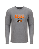 Keene HS Girls Basketball Block - Tri Blend Long Sleeve