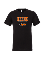 Keene HS Girls Basketball Block - Mens Tri Blend Shirt