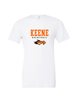 Keene HS Girls Basketball Block - Mens Tri Blend Shirt