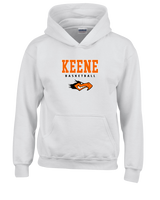 Keene HS Girls Basketball Block - Cotton Hoodie