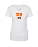 Keene HS Girls Basketball Basic - Womens V-Neck