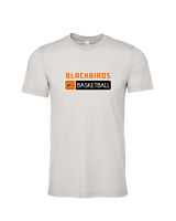 Keene HS Girls Basketball Pennant  - Mens Tri Blend Shirt