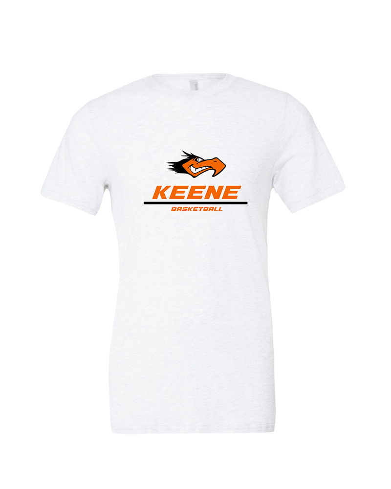 Keene HS Girls Basketball Split - Mens Tri Blend Shirt