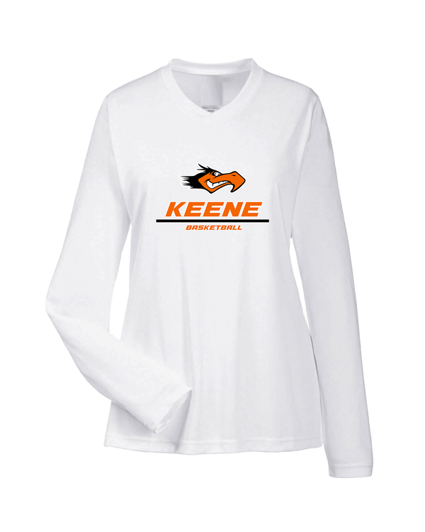 Keene HS Girls Basketball Split - Womens Performance Long Sleeve