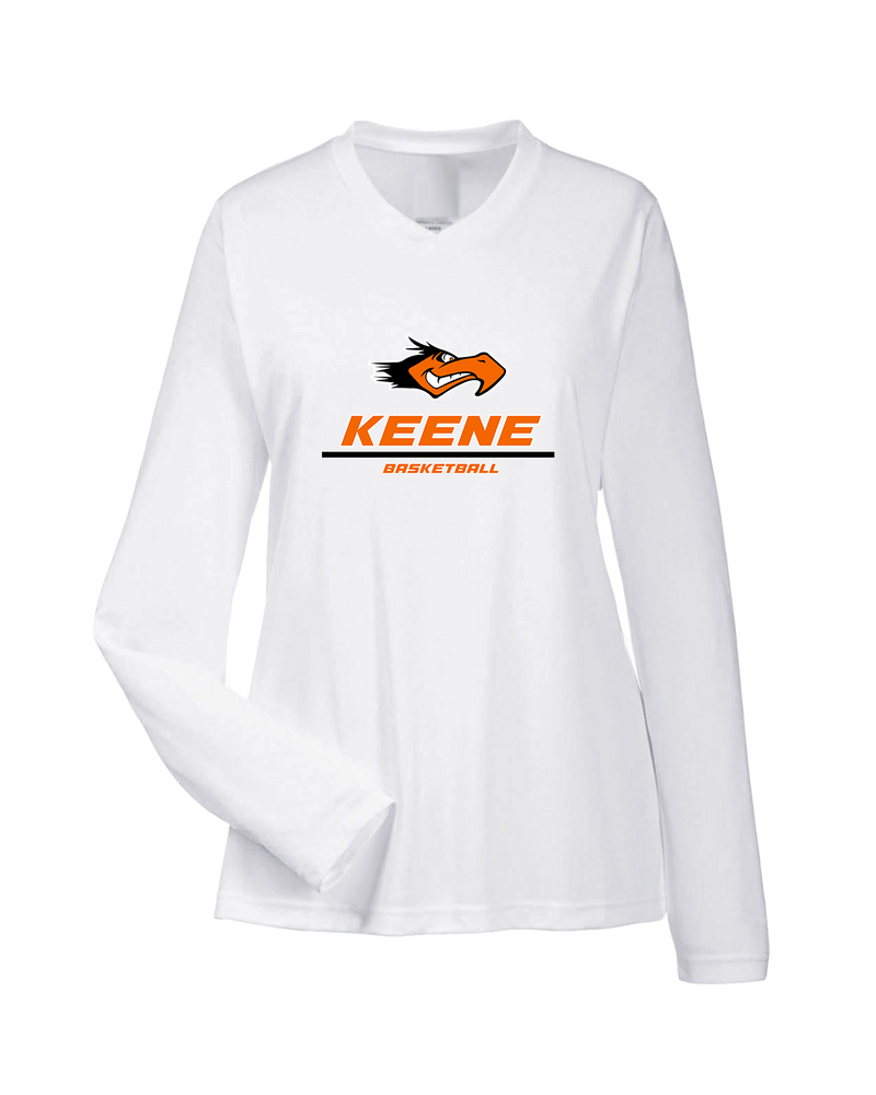Keene HS Girls Basketball Split - Womens Performance Long Sleeve