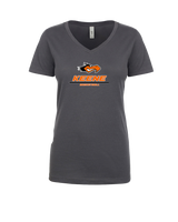 Keene HS Girls Basketball Split - Womens V-Neck