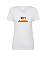 Keene HS Girls Basketball Split - Womens V-Neck