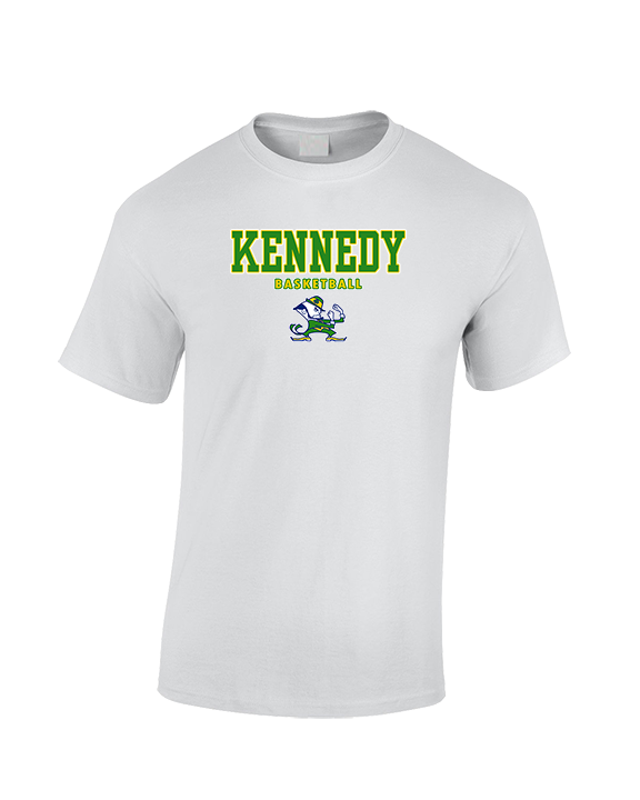 Kennedy HS Girls Basketball Block - Cotton T-Shirt