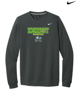 Kennedy HS Girls Basketball Block - Mens Nike Crewneck